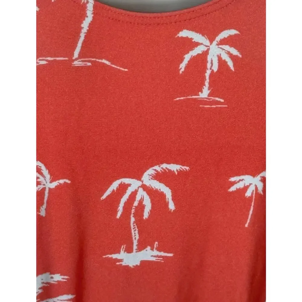 American Apparel Tropical Palm Tree One Piece Swim Suit